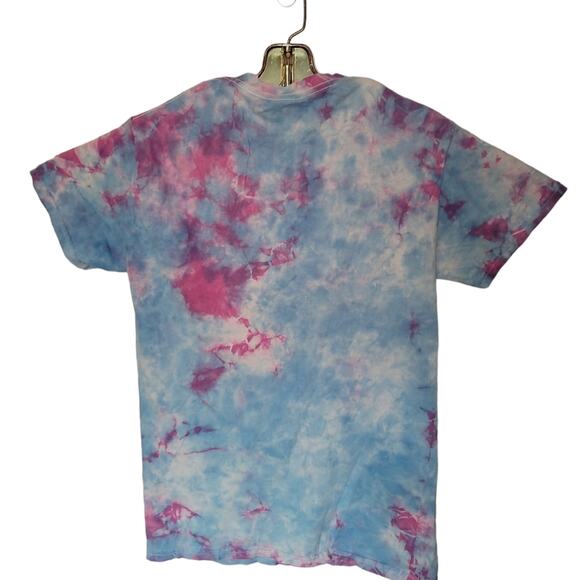 Vintage 70s Style Pink Floyd Tie-Dye T-Shirt – Men’s S – Classic Rock Band Tee - Picture 3 of 6